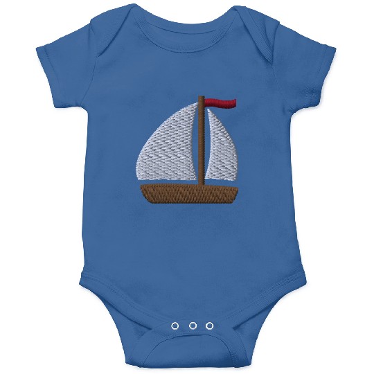 Sailboat embroidered Onesies