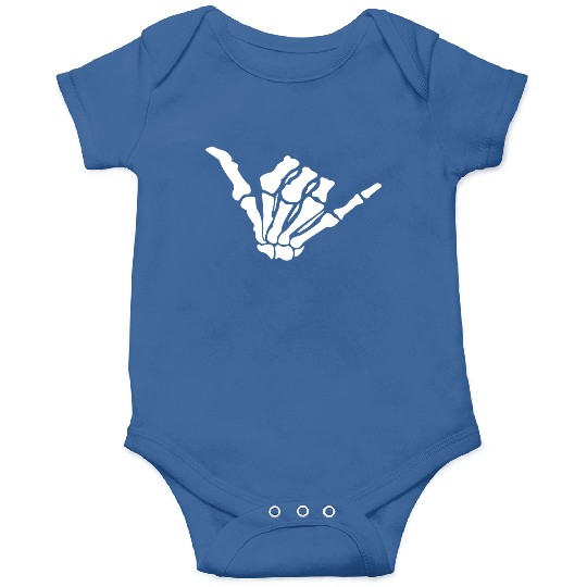 Skeleton Shaka Hand – Bone Hang Loose Onesies