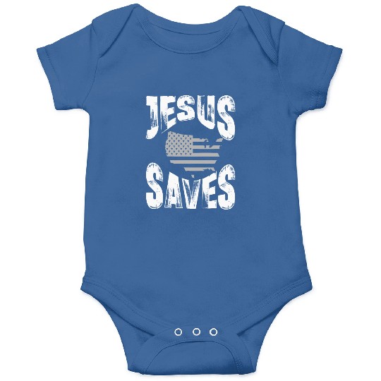 jesus saves usa Onesies