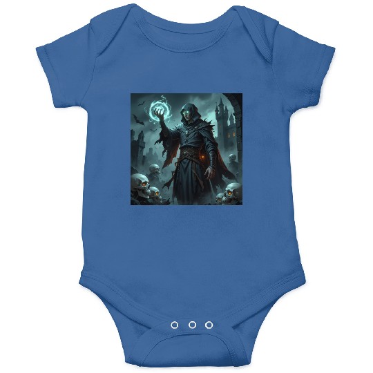 Dark Wizard Summoning Spell Onesies