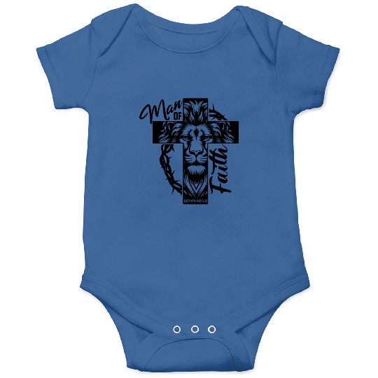 Christian Man of Faith Religious Onesies