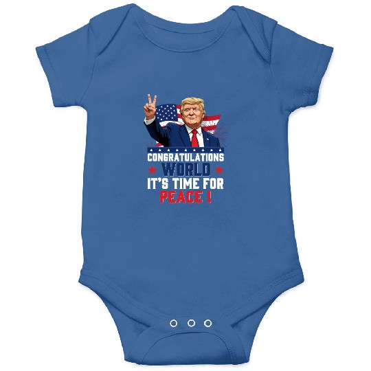 Congratulations world, It's time for peace! Onesies