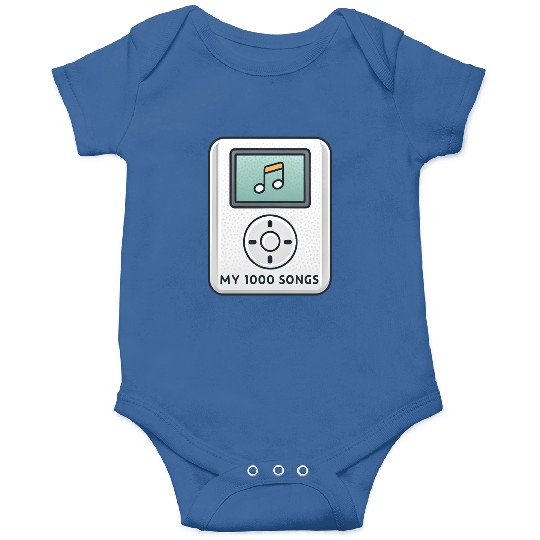 My 1000 Songs MP3 Player Retro 2000s Y2K Onesies