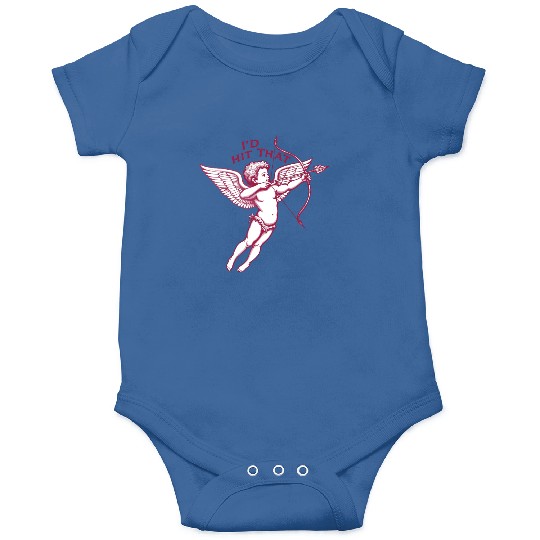 Pink Cupid Valentine's Day Design Onesies