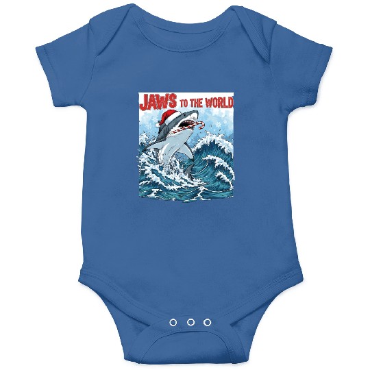 Jaws to the World – Christmastime Shark Attack Onesies