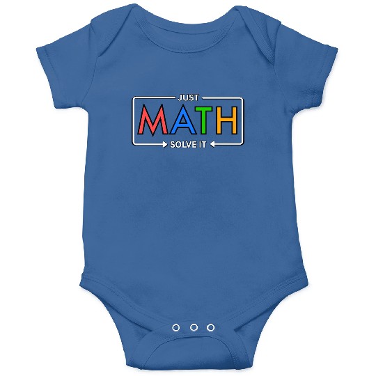 Just Math – Solve It Bold Design Onesies