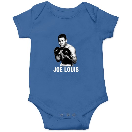 Boxer Joe Louis Black and White Onesies