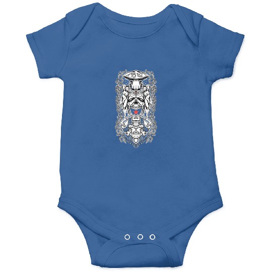"Third Eye Shroomed Skull" Onesies