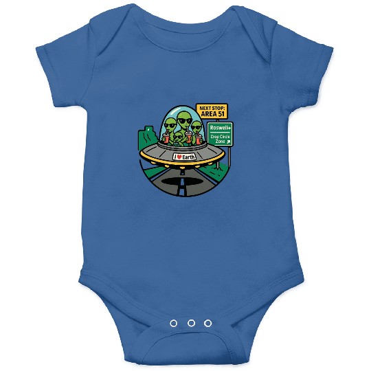 Alien road trip Onesies