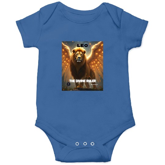 Leo the Divine Ruler with Angel Wings Onesies