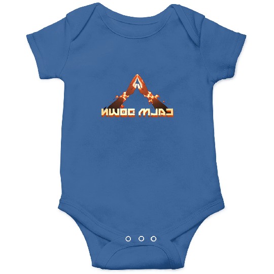 Calm Down! Mirror Image: cool reverse typography Onesies