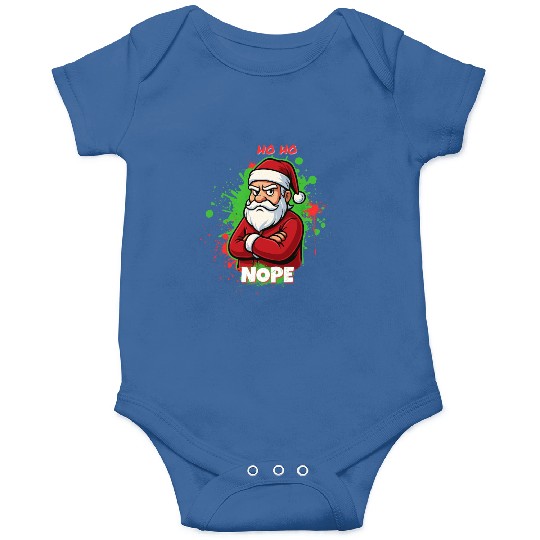 Ho Ho Nope – Grumpy Santa Art Onesies