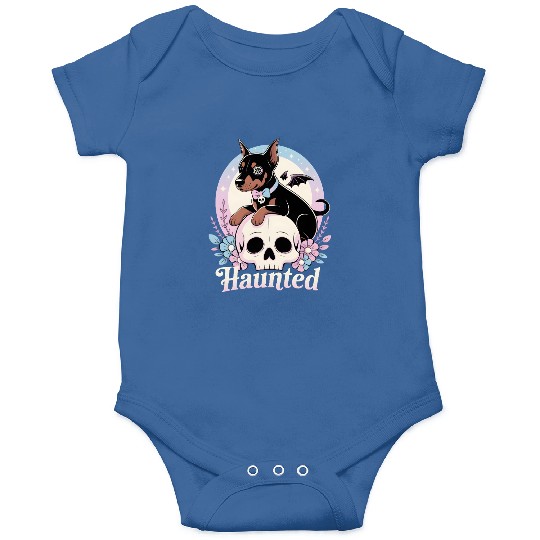 Haunted Doberman Puppy – Spooky Cute Gothic Dog Onesies