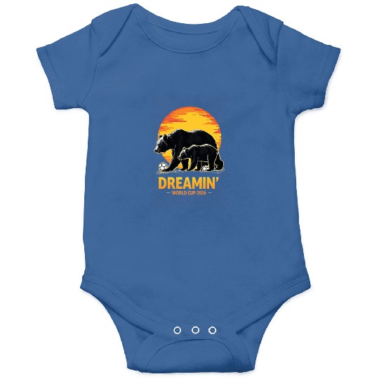 California Dreamin’ – World Cup 2026 Soccer Bear T Onesies