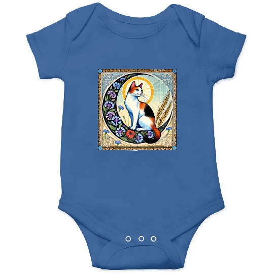 Celestial Calico Cat Art Design Onesies