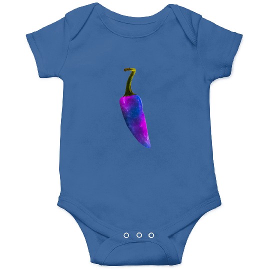 Galaxy Themed Chili Pepper Design Onesies