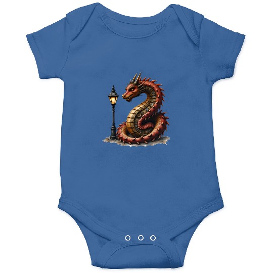 Steampunk Dragon with Lamp Onesies