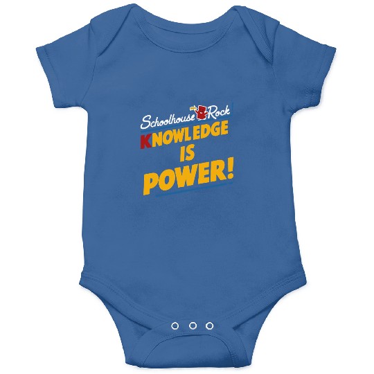 Schoolhouse Rock Knowledge is Power Back to School Onesies