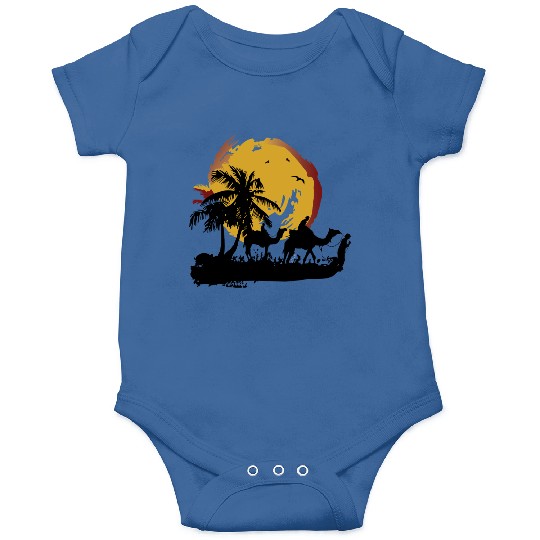 Tropical Sunset Night Onesies