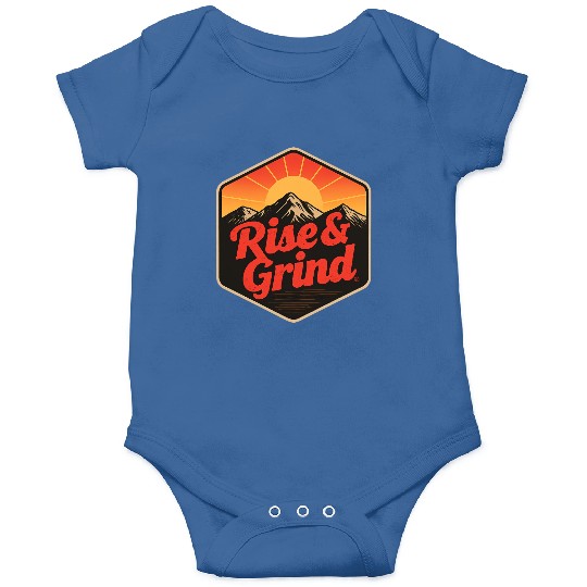 Rise & Grind – Motivational Design Onesies
