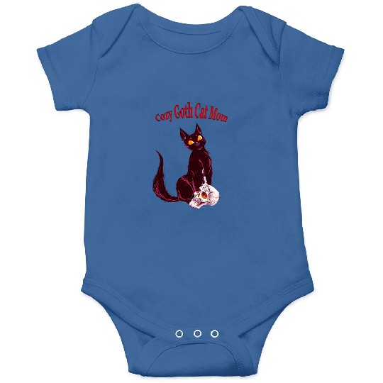 Cozy Gothic Cat Mom Onesies