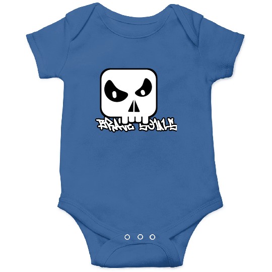 Minimalist Skull Graffiti Design Onesies