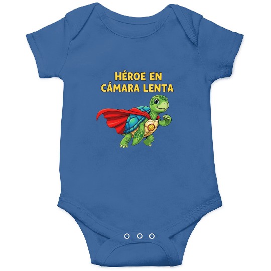 Hero Turtle in Slow Motion Illustration Onesies