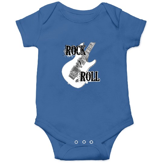 Rock and Roll Electric Guitar Design Onesies