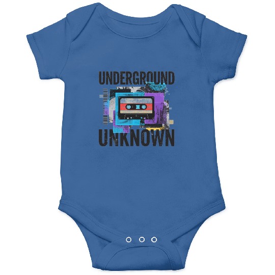 Underground Cassette Tape Urban Art Onesies