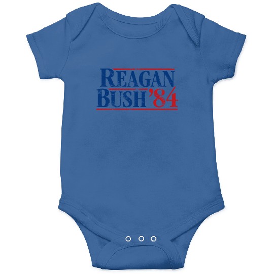 Distressed Reagan - Bush ’84 Onesies