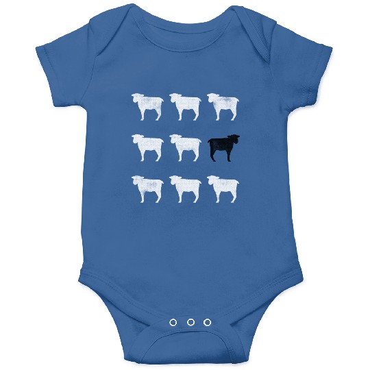Many White Sheep: One Black Sheep Onesies