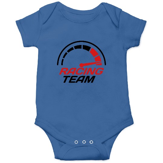 Racing team speedometer quick lawn Onesies