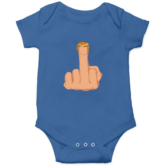 Funny Trump Middle Finger Onesies