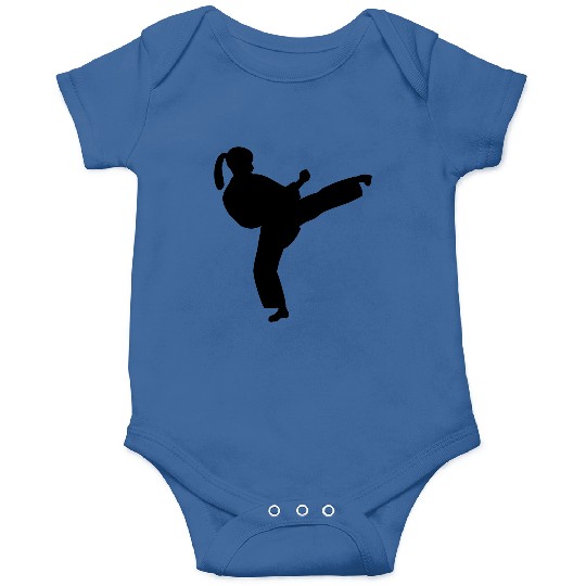 Karate Sidekick Girl Onesies