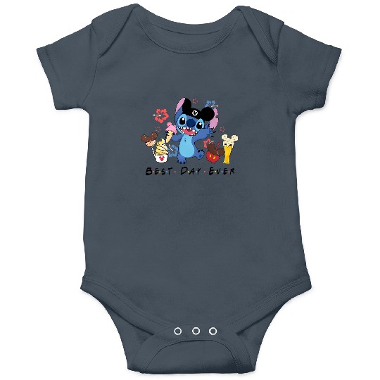 Disney Stitch Best Day Ever Onesies, Disney Stitch Onesies