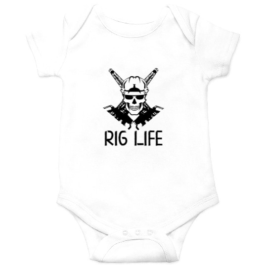 Oilfield Wife Roughneck Oil Drilling Frac crew Onesies