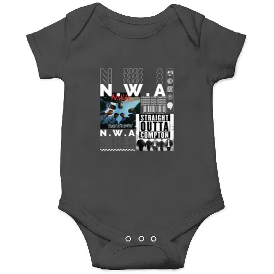 NWA Rap Onesies, NWA Merch Retro Y2K Vintage Bootleg NWA Album Onesies