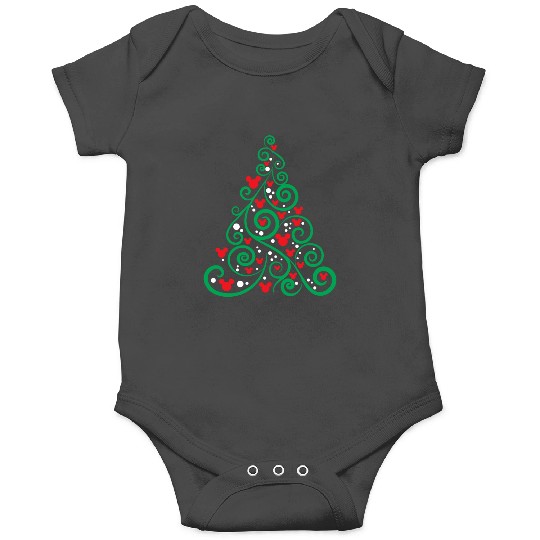 Disney Christmas TREE Onesies, Mickey Onesies