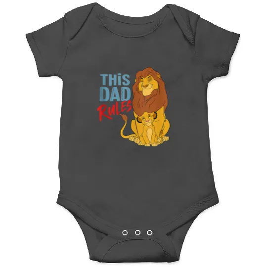Disney The Lion King Simba and Mufasa This Dad R Onesies