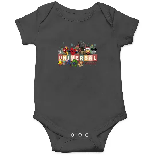 Universal Studios Christmas Onesies, Disneyland Christmas Onesies