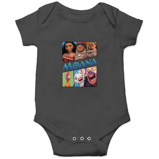 Disney Moana Group Shot Panels Onesies