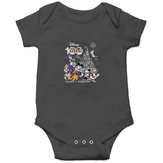 Disney 100 Years Of Wonders Onesies, Mickey & Friends 100th Anniversary Onesies