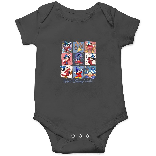 Disney Fantasia Sorcerer Mickey Onesies, Disney Trip Family Onesies, Mickey Magical Onesies