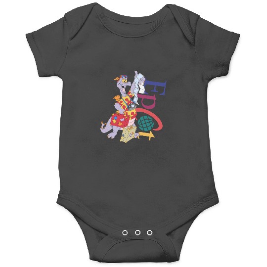 Retro Disney Figment Epcot  Onesies, Figment Epcot Center Onesies