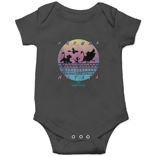 Disney The Lion King Hakuna Matata 90s Circle Onesies