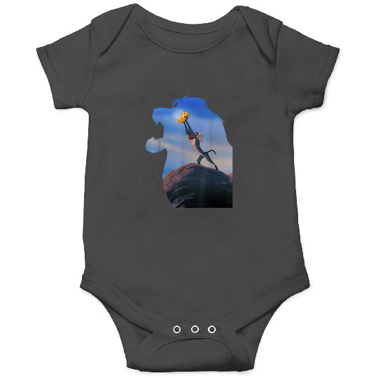 Disney Lion King Rafiki Holding Baby Simba Graphic Onesies