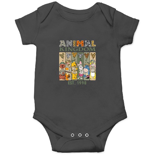Animal Kingdom Est 1998 Onesies, Pooh and Friends Safari Onesies, Disney Balloon Onesies