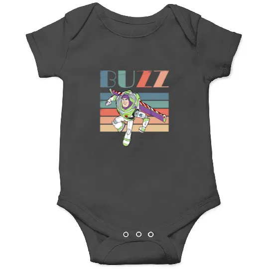 Retro Toy Story Buzz Lightyear  Onesies, Disney Toy Story Crew Onesies