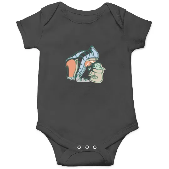Grogu and Ahsoka Tano Onesies, Disney Star Wars Onesies