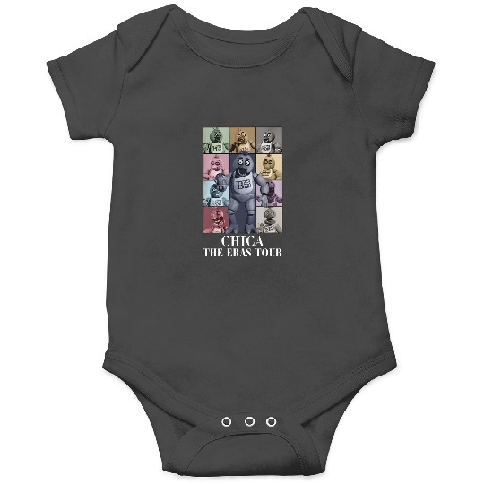 Vintage Fnaf Chica Eras Tour Onesies, Five Nights at Freddy Chica Onesies